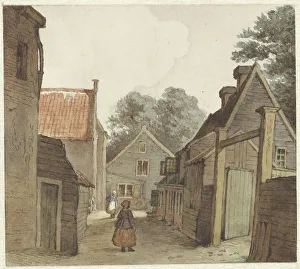 Klinkhamer Hendrik Abraham Prints: Street at the Manege, 1820-1872. Creator: Hendrik Abraham Klinkhamer