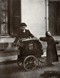 Street Musicians, 1898-1899, (1956). Creator: Eugene Atget
