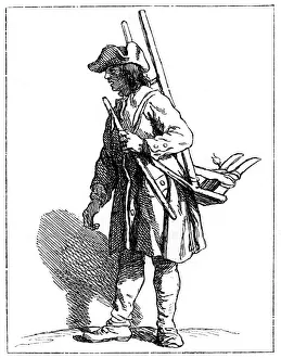 Bouchardon Prints: A Street Porter, 1737-1742. Artist: Bouchardon