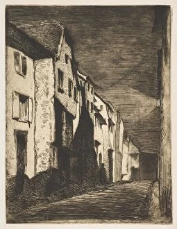 Street at Saverne, 1858. Creator: James Abbott McNeill Whistler