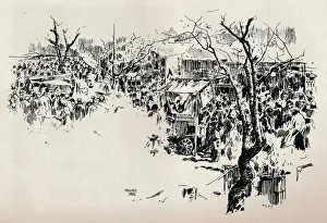 Studio Volume 10 Prints: A Street Scene at Asakusa, c1897. Artist: Mortimer L Menpes