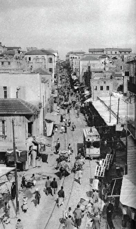 Street scene, Beirut, Lebanon, c1924. Artist: Ewing Galloway Street scene, Beirut, Lebanon, c1924. Artist: Ewing Galloway