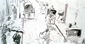 Street Scene, (c1850-c1883?) Artist: Edouard Manet