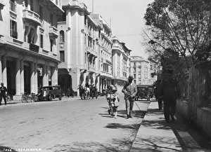 Casablanca Prints: Street scene, Casablanca, Morocco, c1920s-c1930s(?)