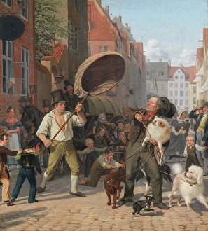 Protecting Prints: Street Scene in the Dogdays, 1832. Creator: Wilhelm Marstrand