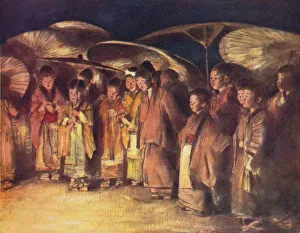 A Street Scene, Kioto, c1887, (1901). Artist: Mortimer L Menpes