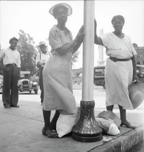 Street scene, Macon, Georgia, 1936. Creator: Dorothea Lange
