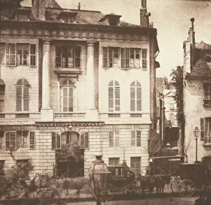 William Henry Collection: [Street Scene, Paris], 1843. Creator: William Henry Fox Talbot