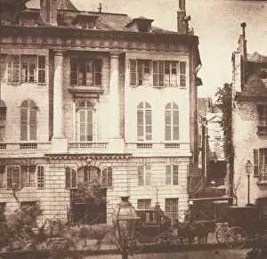 Fox Talbot Prints: [Street Scene, Paris], 1843. Creator: William Henry Fox Talbot