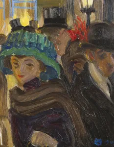 Street scene in Paris, 1909
