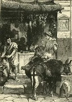 Trader Gallery: Street Scene in Pompeii, 1890. Creator: Unknown