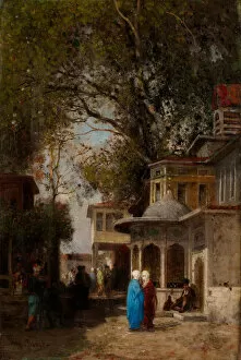 The Street, Second Half of the 19th cen.. Artist: Brest, Germain Fabius (1823-1900)