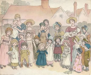 The Studio Ltd Prints: The Street Show, c1892, (1906). Creator: Catherine Greenaway