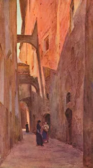 A street in Siena, c1900 (1913). Artist: Walter Frederick Roofe Tyndale