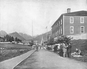 Alaska Collection: A street in Sitka, Alaska, USA, c1900. Creator: Unknown