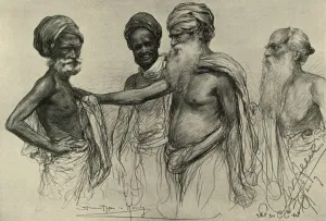 Sri Lankan Gallery: Street studies, Kandy, Ceylon, 1898. Creator: Christian Wilhelm Allers