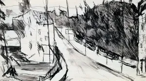 Max Jacob Prints: Street of Suburbs, c1900-1944. Artist: Max Jacob