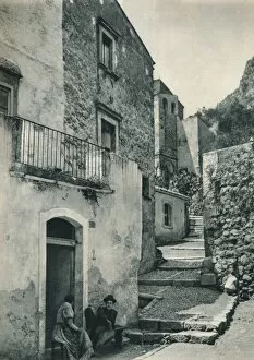 Street in Taormina, Sicily, Italy, 1927. Artist: Eugen Poppel