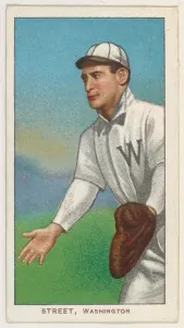 American League Collection: Street, Washington, American League, from the White Border series (T206) for the Americ