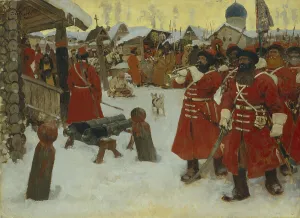 Ivan Iv Prints: The Streltsy, 1907. Artist: Ivanov, Sergei Vasilyevich (1864-1910)