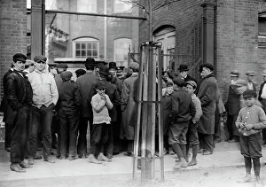 Committee Prints: Strike committee at Gate of Mills - Passaic