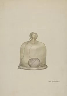 Poffinbarger Paul Collection: String Bowl, c. 1941. Creator: Paul Poffinbarger