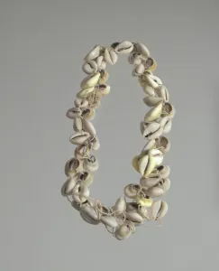 Cowrie Shell Prints: String of cowrie shells, 1800 - 1968. Creator: Unknown
