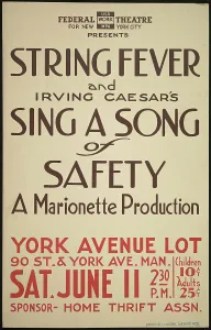 Administration Works Progress Prints: String Fever, New York, [1930s]. Creator: Unknown