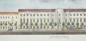 Stroganov Prints: The Stroganov Palace (From the panorama of the Nevsky Prospekt)