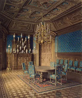 Jules 19th Century Prints: The Stroganov Palace in Saint Petersburg