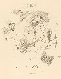 Rosenwald Collection Prints: The Strong Arm, 1895. Creator: James Abbott McNeill Whistler