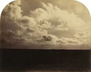 Cloudscape Gallery: A Strong Breeze, Flying Clouds, c. 1863. Creator: Colonel Stuart Wortley