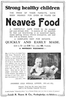 Prize Winning Prints: Strong healthy children...have been reared for over 80 years on Neave's Food