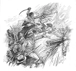Hardy Prints: They Strove To Scale The Rampart, 1902. Artist: Paul Hardy