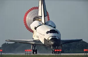 1990s Collection: STS-50 landing, USA, July 9, 1992. Creator: NASA