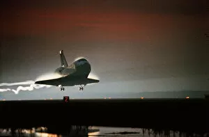 Landing Collection: STS-80 landing, Florida, USA, December 7, 1996. Creator: NASA