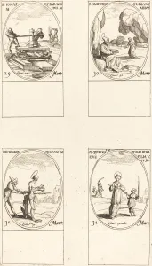 Abbot Collection: Sts. Jonas & Barachisius;St. John Climacus, Abbot;St. Benjamin;Sts