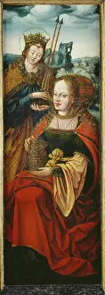 Magdalene Prints: The Sts. Magdalen and Ursula right wing of an altarpiece