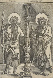 Sts. Thomas and Bartholomew, 1518. Creator: Monogrammist G. Z