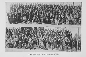 The students of one school, 1922. Creator: Unknown