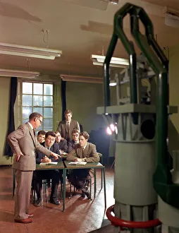 Rotherham Prints: Students training at the Park Gate Iron & Steel Co, Rotherham, South Yorkshire, 1964
