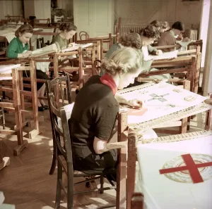 Student Prints: Students at work, training day