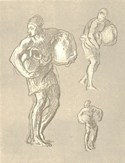 Studies for the Arts of Peace'. A Fac-Simile of Original Drawings by Sir Frederick... c1880-83. Creator: Frederic Leighton