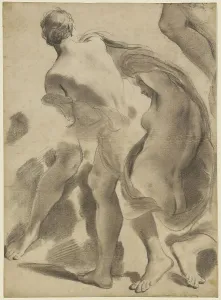 Studies of Female Nudes, 1785/1790. Creator: Gaetano Gandolfi