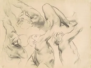 Athletics Gallery: Studies for 'Heaven'and 'Hell', 1903-1916
