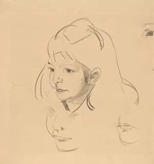Studies of Jean, c. 1920. Creator: George Wesley Bellows