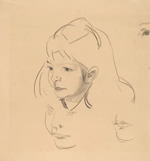 Studies of Jean, c. 1920. Creator: George Wesley Bellows