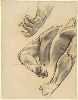 Hands Behind Back Gallery: Studies for 'Judgment', 1903-1916. Creator: John Singer Sargent