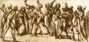 Studies by Luca Signorelli, 1913Artist: Luca Signorelli