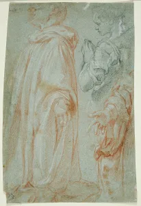 Resurrected Prints: Three Studies for the Resurrected Christ Adored by a Female Saint and San Silvestro